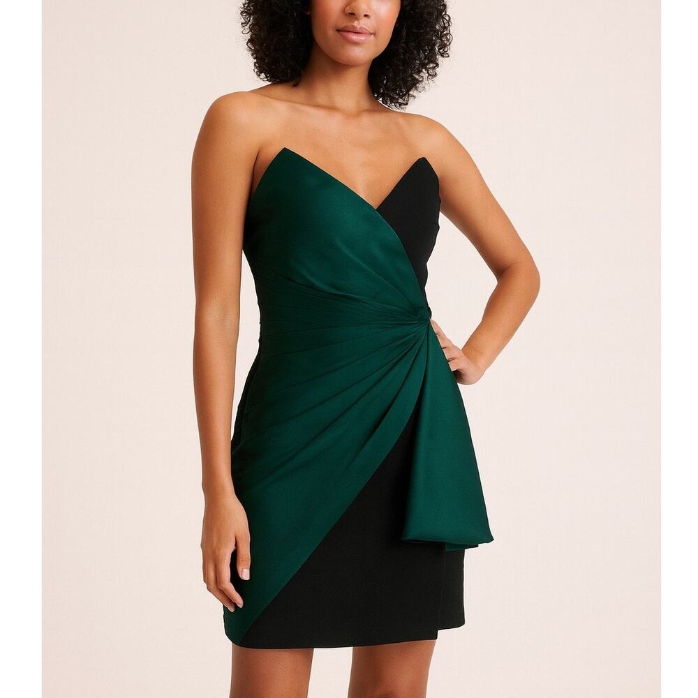 Jill Jill Stuart Teal Strapless Mini Dress